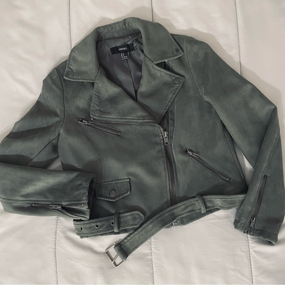 🆕FOREVER 21 Faux Suede Jacket - Picture 2 of 5